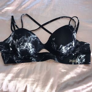 Victoria Secret Pink Bonded Sports Bra SZ L